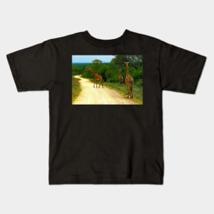 Giraffes, Kruger National Park, South Africa Kids T-Shirt